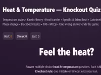 Physics: Heat Temperatuie Quiz
